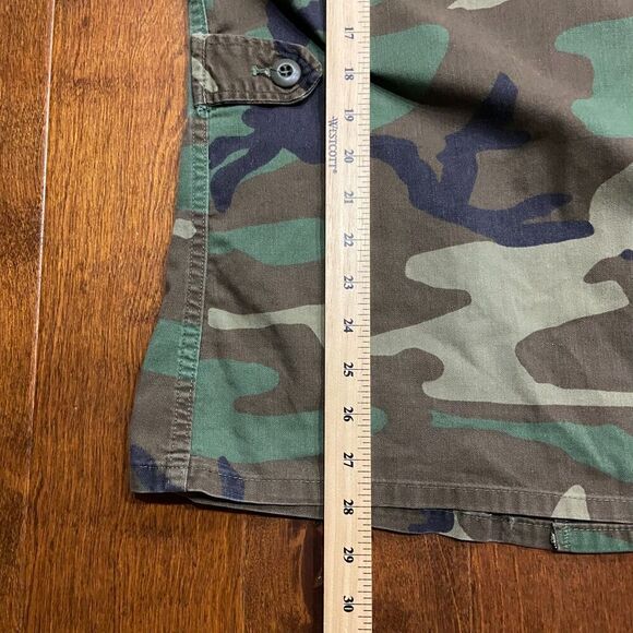 US Army Camouflage Ripstop Military Field Jacket Green Brown Men's Size Small - Picture 9 of 9